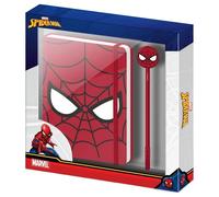 Stylo et journal Karactermania Marvel Spiderman Rouge 22,4x2,2x23,2 cm