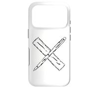 Stylo et règle Architecture Étudiant Architecte Coque pour iPhone 17 Pro