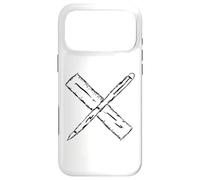 Stylo et règle Architecture Étudiant Architecte Coque pour iPhone 17 Pro Max