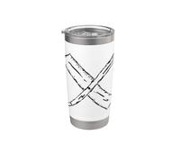 Stylo et règle Architecture Étudiant Architecte Gobelet isotherme en acier inoxydable double paroi