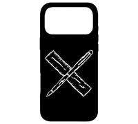 Stylo et règle Croquis Architecte Designer d'intérieur Coque pour iPhone 17 Pro Max