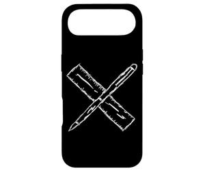 Stylo et règle Croquis Architecte Designer d'intérieur Coque pour iPhone Air