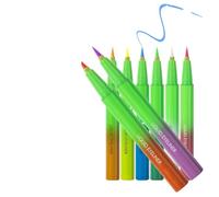 Stylo eye-liners de couleur mate, eye-liners liquides | Pen Eyeliners Matte Neon 8x Colored Liquid | Couleurs vives de maquillage des yeux, liner à l'œil durable, résistant aux taches pour l'usure tou