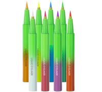 Stylo eye-liners de couleur mate, eye-liners liquides | Pen Eyeliners Matte Neon 8x Colored Liquid | Makeuvil des yeux durables, couleurs vives, lisses imperméables imperméables sans décoloration pour