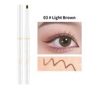 Stylo Eyeliner Rétractable À Distance Imperméable,Crayon À Ver À Soie Couché Marron,Durable,Ne Fleurit Pas,Vaccage Rapide,Stylo Gel Eyeliner,1pc #C