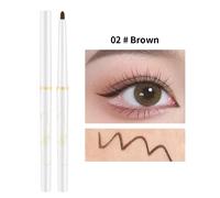 Stylo Eyeliner Rétractable À Distance Imperméable,Crayon À Ver À Soie Couché Marron,Durable,Ne Fleurit Pas,Vaccage Rapide,Stylo Gel Eyeliner,1pc #B
