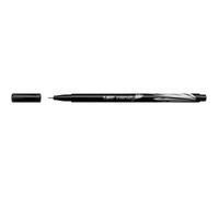 Stylo Feutre - BIC - Intensity - Pointe ultra fine 0,4mm - Baguée métal - Noir