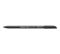 edding 1200 Feutre de coloriage pointe fine - noir - 1 stylo - pointe ronde 1 mm - stylo pour ecriture, dessin, coloriage