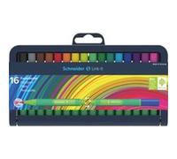 Schneider Stylo Feutre Fibre Combinable Link-It 1,0 Assorti Étui Chevalet Box 16
