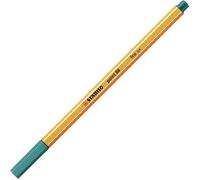Stylo-feutre fin - STABILO - point 88 (51) - Pointe 0,4 mm - Bleu turquoise - Longue durée 1000 m