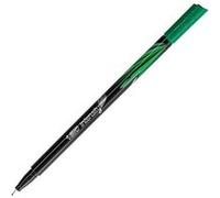 Bic Stylo Feutre Intensity, Baguée Métal, Pointe Ultra Fine 0,4 Mm, Coloris Vert