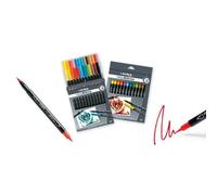 Lyra Feutre pinceau Aqua Brush Duo - Bi-astuce - 12 pièces (Multicolore) COD.6521120