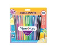 Paper Mate Pack Of Markers Flair Tropical Vacation M 0.7 Mm Multicolore