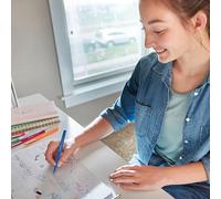 Stylo feutre Papermate Flair Ocean Dream écriture moyenne - Pochette de 12