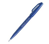 Stylo feutre Pentel Fude Touch Sign bleu effet pinceau (SES15C-C)