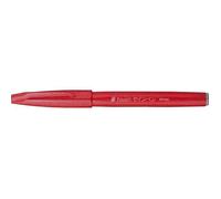 Pentel Ses15C-B Lot De 10 Feutres Pinceaux À Pointe Souple Encre Rouge G
