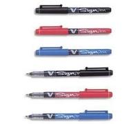 Stylo Feutre - Pilot - V-Sign Pen - Pointe Fine - Encre Liquide Verte