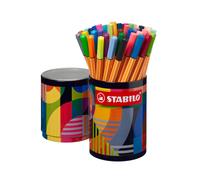 Stylo Feutre Pointe Fine Point 88-45 Feutres Fins- Boite Métal Ronde Décor Arty