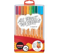 Stylo Feutre Pointe Fine Point 88 - Étui Colorparade De 20 Stylos Feutres, Edition Limitée By Snooze One