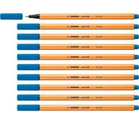 Stylo Feutre Pointe Fine Point 88 - Lot X 10 Stylos Feutre - Bleu Turquoise (88/31)