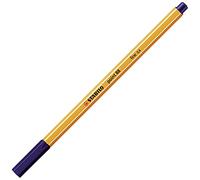 Stylo feutre pointe fine - STABILO point 88 - 1 stylo-feutre - bleu nuit