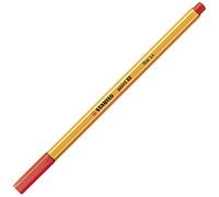 Stylo feutre pointe fine - STABILO point 88 - 1 stylo-feutre - rouge clair