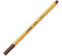 Stylo feutre pointe fine - STABILO - Point 88 - Marron - Pointe fine - Encre à base d'eau - Lot de 1