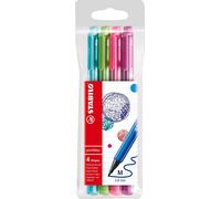 Stylo Feutre - Pointmax - Pochette X 4 Stylos Feutres Pointe Moyenne - Couleurs Fun