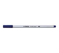 Stylo feutre premium avec pointe pinceau pour une épaisseur de trait variable - STABILO Pen 68 brush - stylo individuel - bleu de Prusse