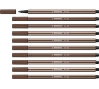 Stylo feutre Premium - STABILO Pen 68 - Pack de 10 - umbra