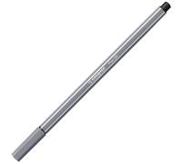 Stylo feutre Premium - STABILO Pen 68 - stylo simple - gris foncé