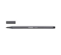 Stylo feutre premium - STABILO Pen 68 - stylo simple - gris noir