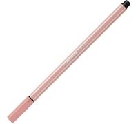 Stylo feutre - STABILO - Pen 68 - Pointe Moyenne 1mm - Rose poudré - Encre inodore