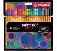 STABILO point 88 ARTY stylo fin Multicolore 24 pièce(s)