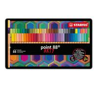 Stylo-feutre - STABILO - point 88 - 66 feutres - Pointe 0 4 mm - Couleur orange