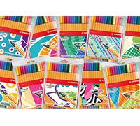 Stylo feutre - STABILO point 88 - Pochette de 15 stylos pointe fine - Coloris assortis - Décor aléatoire "Individual just like you"