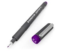 Staedtler Stylo feutre Pigment Liner 308 pointe calibrée 0,3 mm Violet