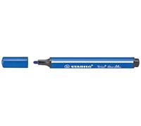 Stylo feutre triangulaire à ressort - STABILO Trio Scribbi - Stylo simple - bleu