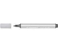 Stylo feutre triangulaire à ressort - STABILO Trio Scribbi - Stylo simple - gris éléphant