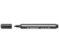 Stylo feutre triangulaire à ressort - STABILO Trio Scribbi - Stylo simple - noir