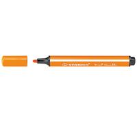 Stylo feutre triangulaire à ressort - STABILO Trio Scribbi - Stylo simple - orange