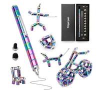 Stylo Fidget en cadeau pour adolescents, stylo à bille magnétique, stylo magnétique multifonctionnel avec fonction tactile, stylo magnétique pour soulagement du stress, cadeaux amusants, accessoires