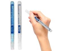 Stylo fluide de masquage blanc/bleu, 0.7mm, pour peinture à l'aquarelle, 2 pièces, aquarelle liquide pour artistes étudiants en Art