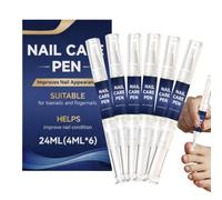 Stylo fortifiant pour ongles d'orteils | 24 ml Durcisseur Apaisant Hydratant Nomade | Soin Croissance Ongles - Pour Manucure Pédicure Maison Quotidien Voyage Beauté Matin Soir