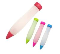 Stylo GâTeau Fondant Silicone Stylo Glacage Patisserie Seringues à Pâtisserie 4 Couleurs DifféRentes De Seringues à PâTisserie, AdaptéEs à La DéCoration De GâTeaux, PâTisseries Et Desserts