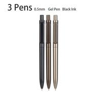 Stylo Gel 6/9mm, 3/0.5 Stylos, Encre Noire, Haute Qualité, Signature, Baril, Peinture En Aérosol Métallique, Bureau, Bureau, Papeterie