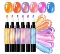 Stylo Gel 6 Pièces Vernis Gel Séchage