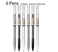 Stylo Gel À Aiguille Complète 9/12mm, Stylo Signature De Haute Qualité À Encre Noire, 6/0.38 Stylos