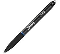 Sharpie Stylo roller S-Gel rétractable pointe 0,7 mm écriture moyenne bleu