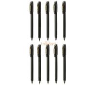 Stylo gel à rouleaux Pentel EnerGel BL 417 - pointe encre noire 0,7 mm - paqu...